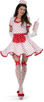 Verpleegster Outfit Hartjes Nathalie Multikleur - Print