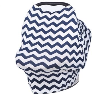Verpleging Borstvoeding Privacy Cover Baby Sjaal Baby-autozitje Wandelwagen Borstvoeding Sjaal Verpleging Covers Blauw