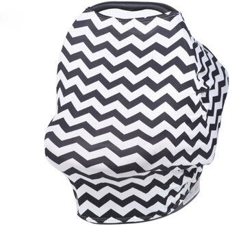 Verpleging Borstvoeding Privacy Cover Baby Sjaal Baby-autozitje Wandelwagen Borstvoeding Sjaal Verpleging Covers zwart