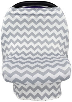 Verpleging covers Verpleging Borstvoeding Privacy Cover Baby Sjaal Baby-autozitje Wandelwagen Borstvoeding Sjaal Verpleging Covers grijs ripple
