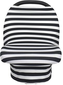 Verpleging covers Verpleging Borstvoeding Privacy Cover Baby Sjaal Baby-autozitje Wandelwagen Borstvoeding Sjaal Verpleging Covers zwart streep