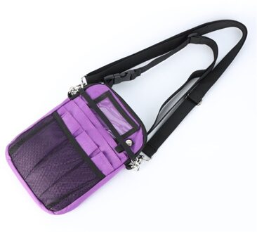 Verpleging Tassen, Verpleegkundige Fanny Pack, Medica Riem Utility Kit, Verpleging Gereedschap Pocket Organizer, verpleegkundige Taille Pouch Hip Bag Paars