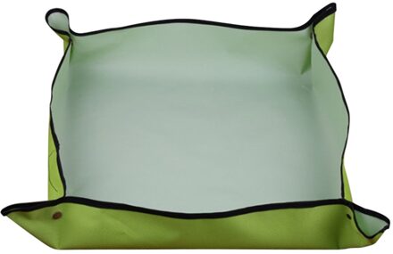 Verpotten Mat Effen Vierkante Indoor Plant Oppotten Waterdicht Doek Anti Vuile Schoon Tuin Herbruikbare Home Opvouwbare Draagbare groen 75x75cm
