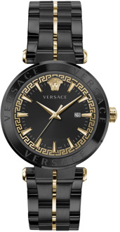 Versace Aion Roestvrijstalen Armbandhorloge Versace , Multicolor , Heren - ONE Size