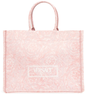 Versace Athena shopper tas Versace , Pink , Heren - ONE Size