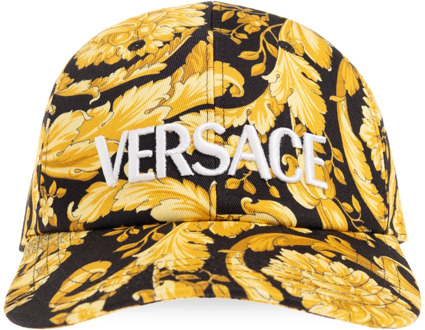 Versace Baseballpet met logo Versace , Yellow , Heren - 59 Cm,58 CM