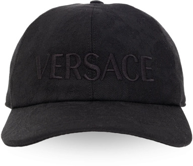 Versace Baseballpet Versace , Black , Heren - 59 Cm,58 CM