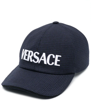 Versace Blauwe hoeden Versace , Blue , Heren - 59 Cm,58 CM