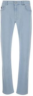 Versace Blauwe Skinny Jeans Versace , Blue , Heren - W32,W33