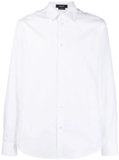 Versace Casual Overhemd Versace , White , Heren - 2Xl,L