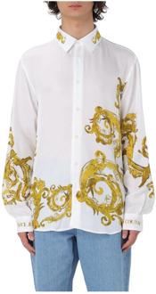 Versace Casual Shirts Versace , Multicolor , Heren - Xl,M,S