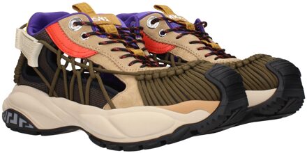 Versace Casual Veterschoenen Salie Groen