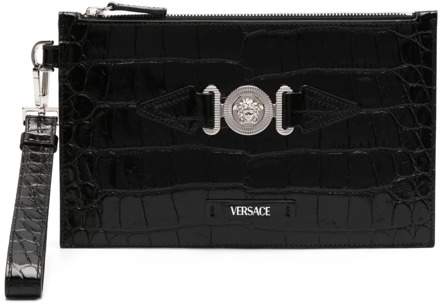 Versace Clutches Versace , Black , Heren - ONE Size