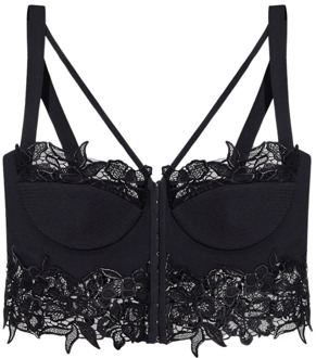 Versace Corset top with lace Versace , Black , Dames - Xs,2Xs