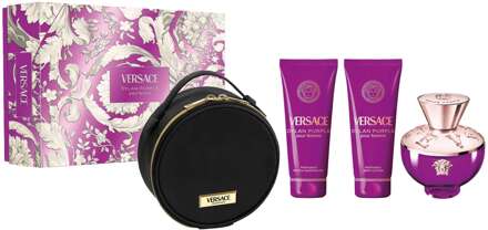 Versace Dylan Purple Eau de Parfum 100ml Cadeauset met Douchegel & Bodylotion - One Size