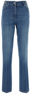 Versace Flared Jeans, Klassieke Stijl Versace , Blue , Dames - W25,W26,W27