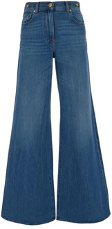 Versace Flared Jeans Versace , Blue , Dames - W26,W28,W27
