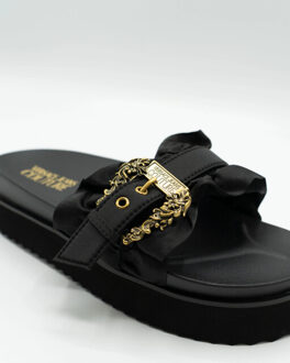 Versace Fondo arizona dis sm5 slippers - maat 36 Zwart
