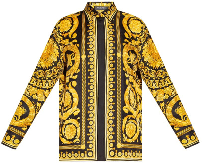 Versace Gestreept overhemd Versace , Yellow , Dames - M,S,Xs,2Xs