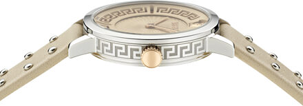 Versace Greca Fortuna Dames Beige Horloge VE0A00125 - One Size