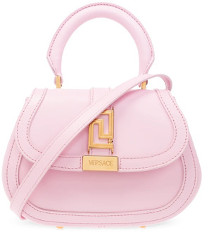 Versace ‘Greca Goddess Mini’ schoudertas Versace , Pink , Dames - ONE Size