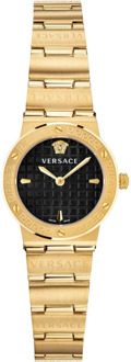 Versace Greca Logo Mini Swiss Watch Versace , Yellow , Dames - ONE Size
