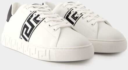 Versace Greca Sneakers - Versace - Leer - Wit - EU 44