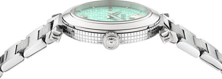 Versace Greek Dames Horloge Zilverkleurig VE5B00225 - One Size