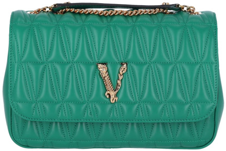 Versace Groene Tassen - Stijlvolle Collectie Versace , Green , Dames - ONE Size