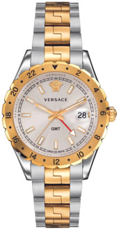 Versace Hellenyium GMT Horloge Versace , Gray , Heren - ONE Size