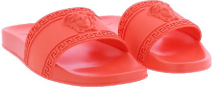 Versace Heren pool slide gomma Rood - 43