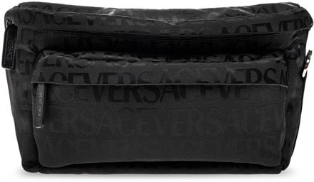 Versace Heuptas met logo Versace , Black , Heren - ONE Size