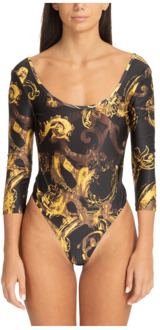 Versace Jeans Couture Abstract Multikleur Bodysuit Versace Jeans Couture , Multicolor , Dames - Xs,2Xs