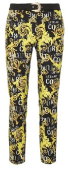 Versace Jeans Couture Barokprint Slim-Fit Damesbroek Versace Jeans Couture , Multicolor , Dames