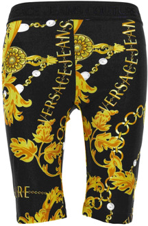 Versace Jeans Couture Baroque Couture Fietsbroek Versace Jeans Couture , Multicolor , Dames - L,M,S,Xs,2Xs