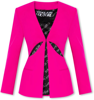 Versace Jeans Couture Blazer met uitsparingen Versace Jeans Couture , Pink , Dames - S,Xs
