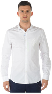 Versace Jeans Couture Blouses Shirts Versace Jeans Couture , White , Heren - L