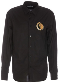 Versace Jeans Couture Casual Shirts Versace Jeans Couture , Black , Heren - L,M