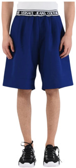 Versace Jeans Couture Casual Shorts Versace Jeans Couture , Blue , Heren - Xl,L,M,S