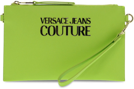 Versace Jeans Couture Clutch Tas Versace Jeans Couture , Green , Dames - ONE Size
