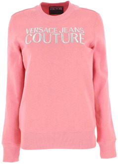 Versace Jeans Couture Couture Hoodie Versace Jeans Couture , Pink , Dames - S