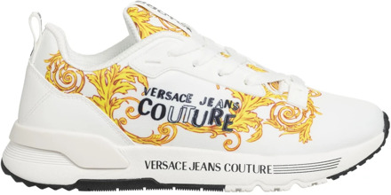 Versace Jeans Couture Dynamic Watercolour Couture Sneakers Versace Jeans Couture , White , Dames - 36 Eu,39 Eu,37 Eu,38 EU