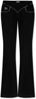 Versace Jeans Couture Flared jeans Versace Jeans Couture , Black , Dames - W27,W29,W30,W28,W26