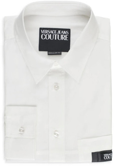 Versace Jeans Couture Formal Shirts Versace Jeans Couture , White , Heren - Xl,L,M