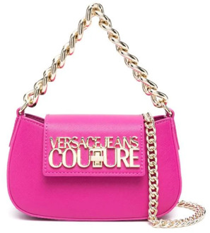 Versace Jeans Couture Fuchsia Crossbody Tas Versace Jeans Couture , Pink , Dames - ONE Size