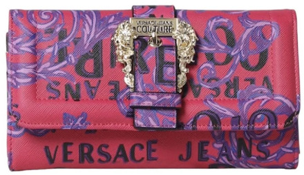 Versace Jeans Couture Fuchsia Logo Couture Mini Schoudertas voor Dames Versace Jeans Couture , Multicolor , Dames - ONE Size