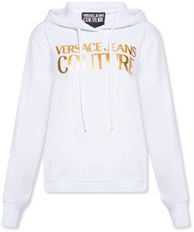 Versace Jeans Couture Hoodie with logo Versace Jeans Couture , White , Dames - S