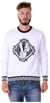 Versace Jeans Couture Hoodies Versace Jeans Couture , White , Heren - Xl,L,S