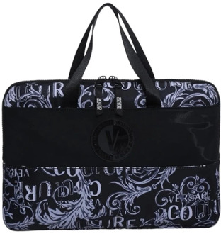 Versace Jeans Couture Logo Couture Nylon Handtas voor Heren Versace Jeans Couture , Black , Heren - ONE Size