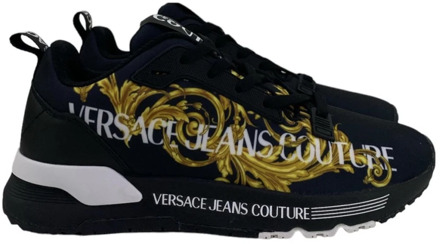 Versace Jeans Couture Logo Space Couture Sneakers - Maat 42 Versace Jeans Couture , Black , Heren - 43 Eu,41 Eu,42 Eu,40 EU